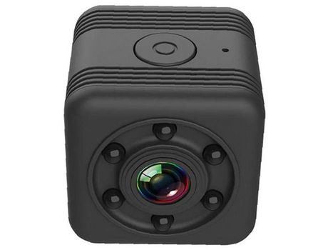 Mini Cámara Espía Wi-Fi con Detector de Audio Grabación en Bucle/Visión Nocturna Gps Negra YIZHOOD