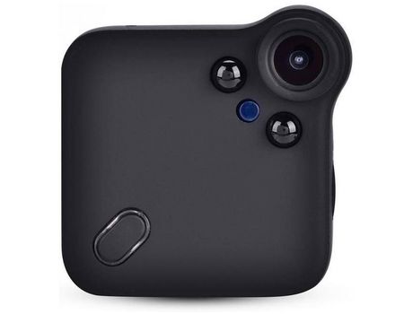 Mini cámara con memoria externa de hasta 64G adecuada para uso en interiores y exterioresNegro YIZHOOD
