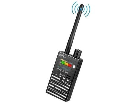 Detectores De Metales Mini Cámara Inalámbrica Detector De Señal Rf Buscador De Alta Sensibilidad Jammer De Señal,Negro YIZHOOD