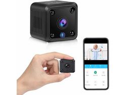 Mini cámara inalámbrica para el hogar secreto Niñera Alerta de detección de movimiento Audioblack YIZHOOD