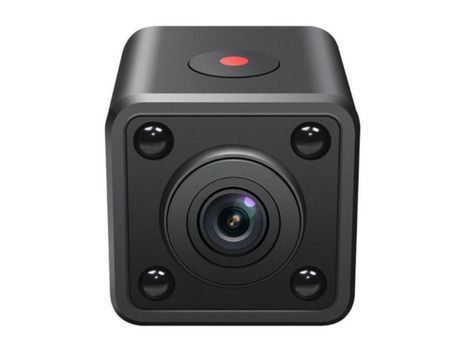 Mini cámara de seguridad inalámbrica Wifi HD con detección de movimiento de visión nocturna negro YIZHOOD