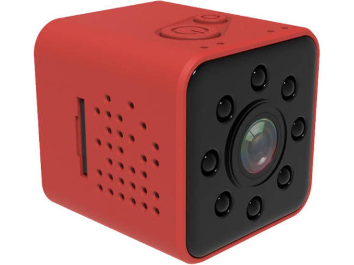 Mini cámara HD 1080P con sensor de visión nocturna Carcasa impermeable para cámaraRojo YIZHOOD