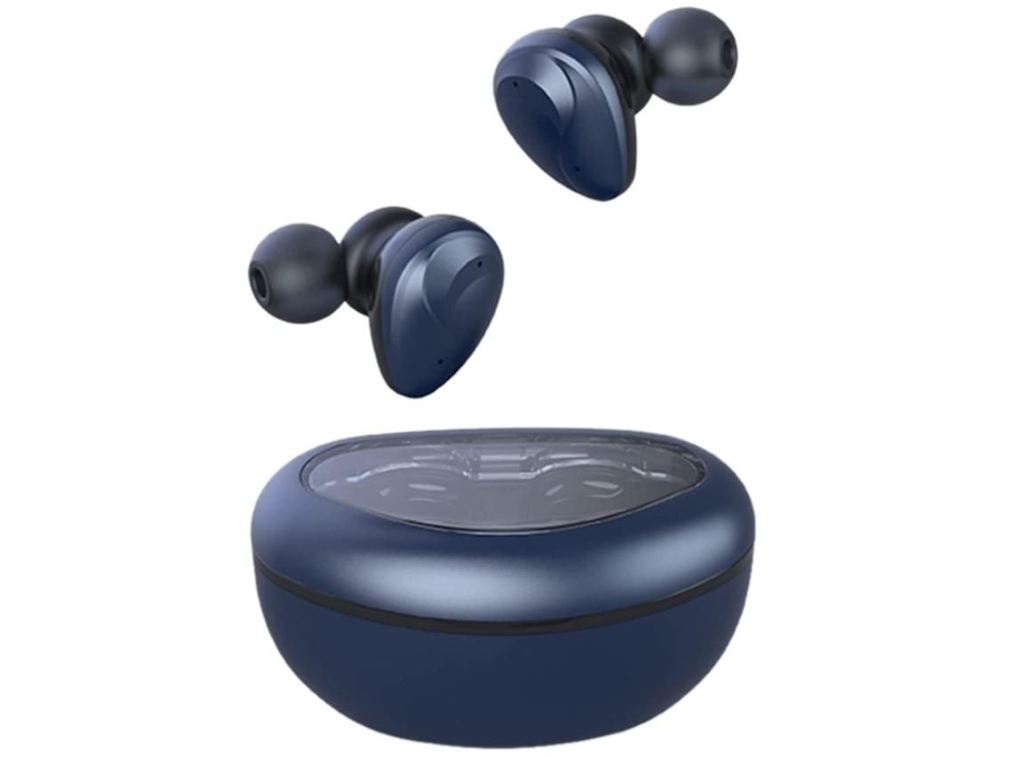 Enkers Tws Auriculares Bluetooth para Hombres Mujeres Auriculares Inalámbricos Azul YIZHOOD