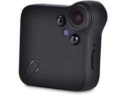 La mini cámara admite grabación en bucle, para uso en interiores y exteriores (negro) YIZHOOD