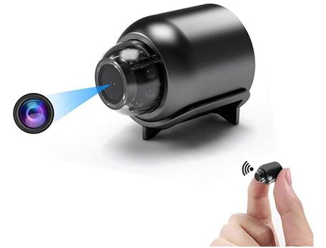 Mini cámara 1080P HD oculta Wifi cámara pequeña inalámbrica visión nocturna detección de movimiento negro YIZHOOD