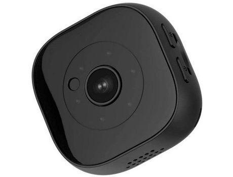 Mini cámara de vigilancia interior Wifi HD con sensor de movimiento y función de visión nocturna negro YIZHOOD