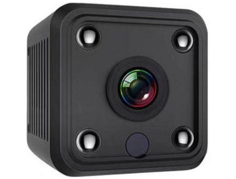Mini Camara Espía Oculta Wifi Cámara De Vigilancia Full Hd 1080P 4K Inalámbrica Negra YIZHOOD