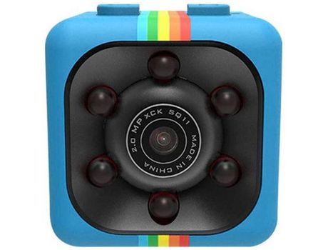 Mini Cámara Infrarroja HD con Visión Nocturna Video Sq11 Cámara Pequeña Mini Cámara Espía Grabadora De Video Dvrazul YIZHOOD