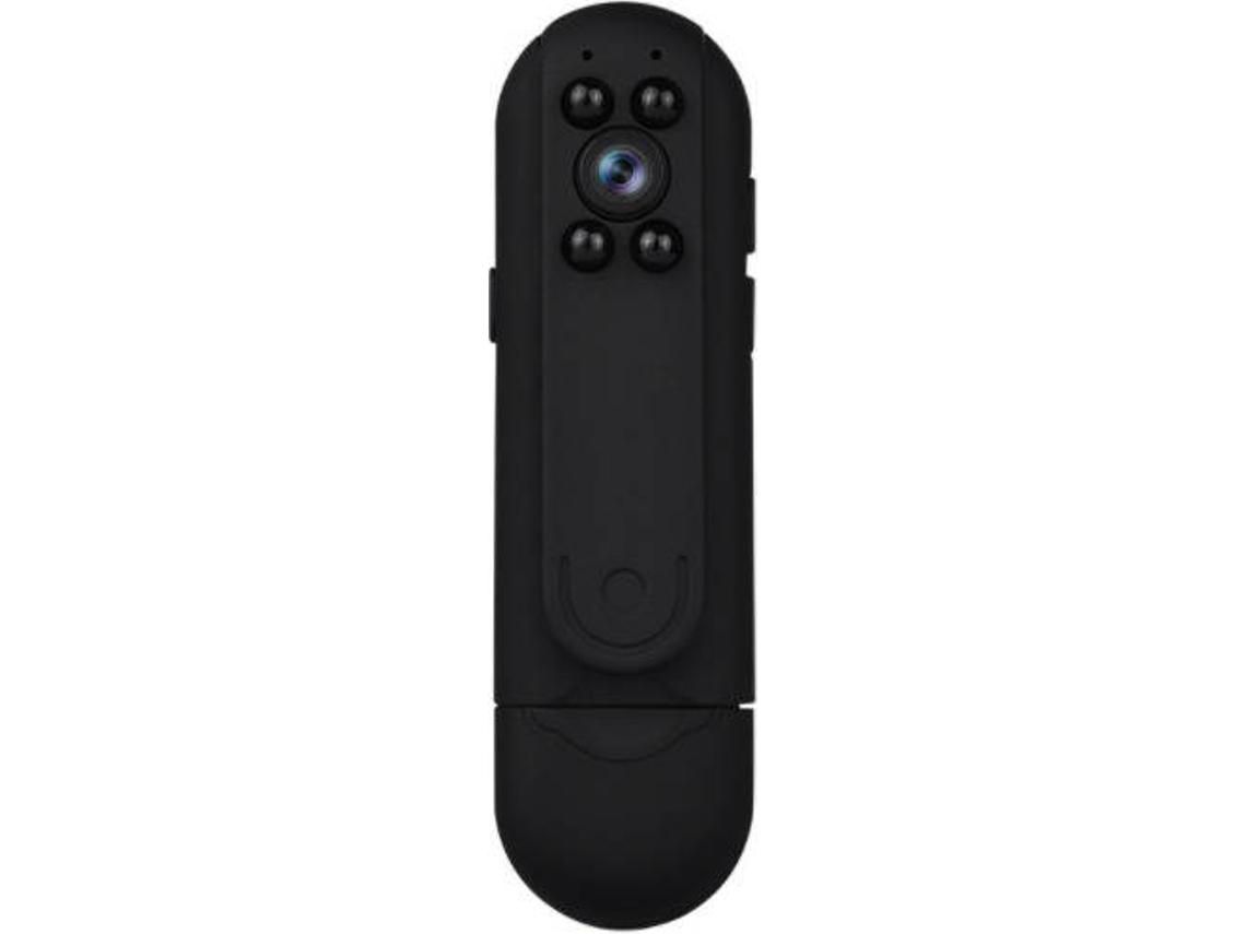 Mini Cámara Corporal Pocket Hd 1080P con Audio y Videonegro YIZHOOD