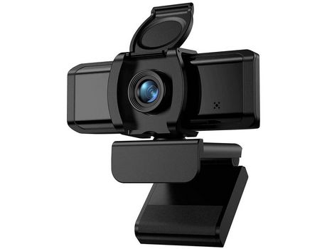 Cámara web 1080P con micrófono Cámara web para PC con USB 2.0 para videoconferencias, lectura, juegos y llamadas, color negro YIZHOOD