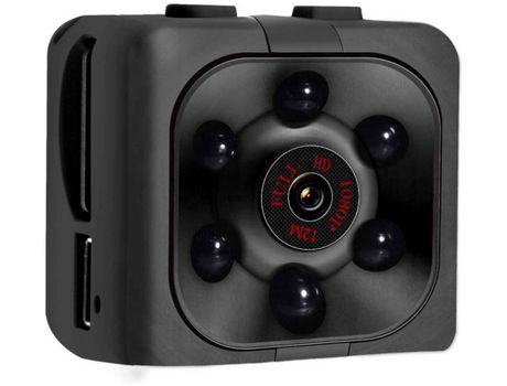 Mini Cámara Espía 1080P HD con Grabación de Audio y Video Visión Nocturna Detective Deportivonegro YIZHOOD