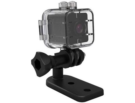 SQ12 Mini cámara remota WiFi de ultra alta definición Lente gran angular de 155 grados (negro) YIZHOOD