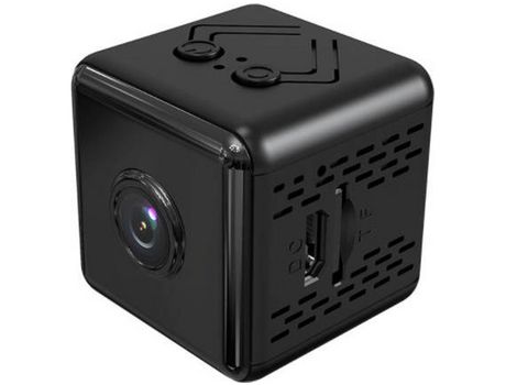Cámara oculta inalámbrica Mini HD Wifi con visión nocturna/detección de movimiento negro YIZHOOD