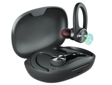 Auriculares inalámbricos Enkers Auriculares Bluetooth para entrenamiento Ios Android - Negro YIZHOOD