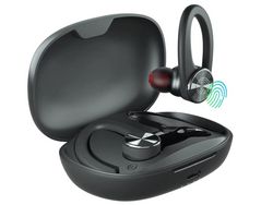 Auriculares inalámbricos Enkers Auriculares Bluetooth para entrenamiento Ios Android - Negro YIZHOOD