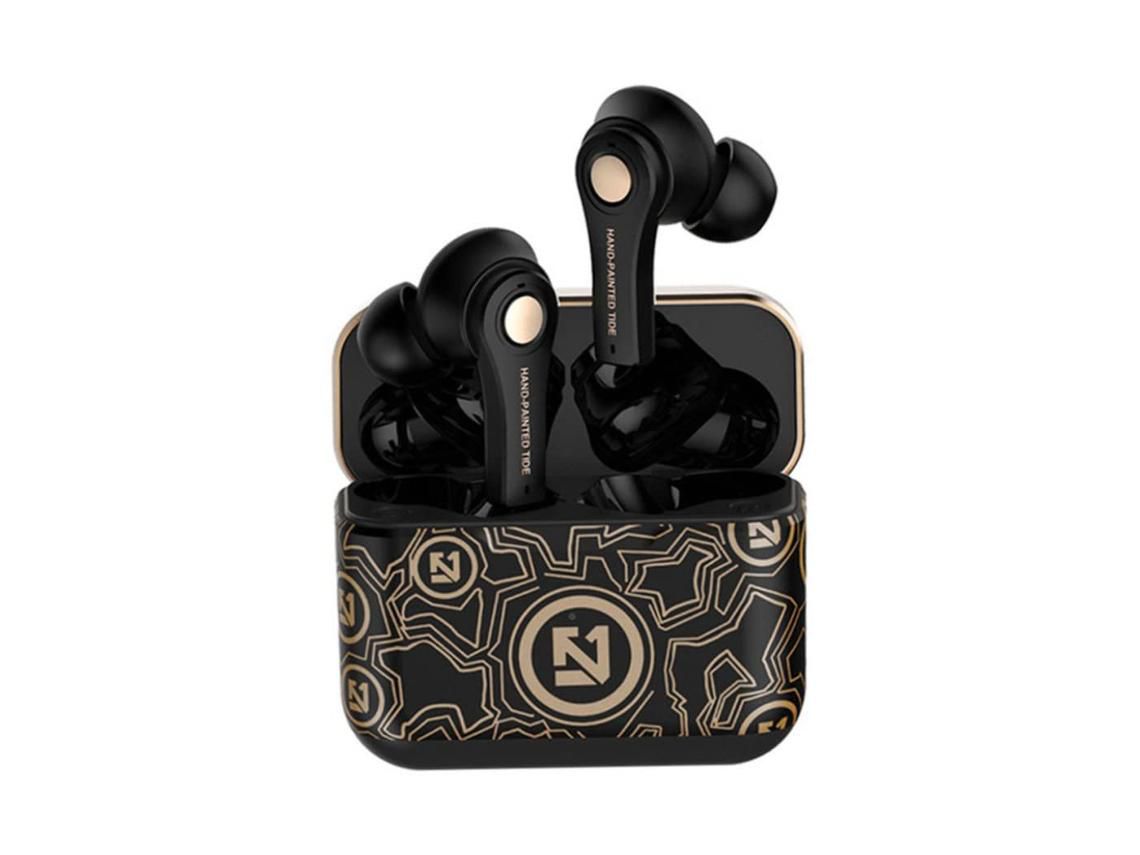 Auriculares Inalámbricos Mini Ts-100 Tws Auriculares Estéreo Bluetooth Auriculares Deportivos Compatibles con Android Ios Negro YIZHOOD