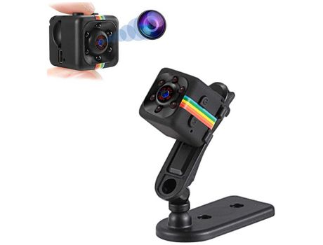 Mini cámara 1080P cámara inalámbrica cámara de seguridad para el hogar para visión nocturna detección de movimiento negro YIZHOOD