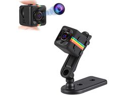 Mini cámara 1080P cámara inalámbrica cámara de seguridad para el hogar para visión nocturna detección de movimiento negro YIZHOOD