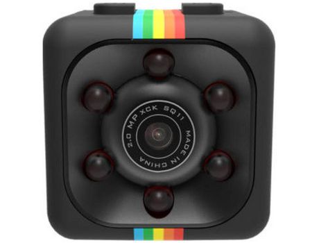 Cámara cuadrada 1080P cámara oculta de policía cámara de vigilancia micro para el coche de oficina en casa negro YIZHOOD