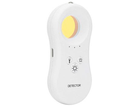Detector Infrarrojo Antiespía Encuentra Rastreador De Cámara Oculta Alarma De Seguridad Para El Hogar,White YIZHOOD