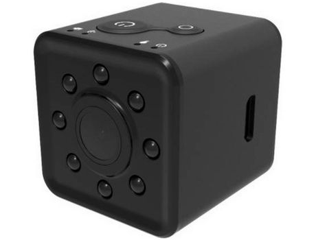Mini cámara Wifi Full HD 1080P grabadora de vídeo impermeable visión nocturna gran angular de 155 grados negro YIZHOOD