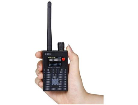 G318 RF Detector y buscador de cámara, Pro RF Spy Bug Detector de frecuencia Escáner Barredora GSM CDMA Señal GPS negro YIZHOOD