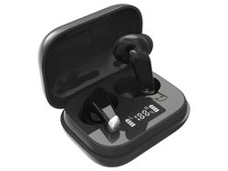 Auriculares Urban Lcd Auriculares Estéreo Bluetooth Auriculares Dual Pod Cool Urban Black YIZHOOD