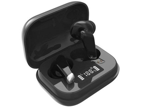 Urban Cool Dual Capsule Headphones Lcd Bluetooth Estéreo AuricularesNegro YIZHOOD