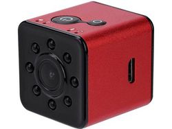 Cámara Wifi De Bolsillo Sq13 Mini Dv 1080P Con Soporte De Visión Nocturna Rojo YIZHOOD