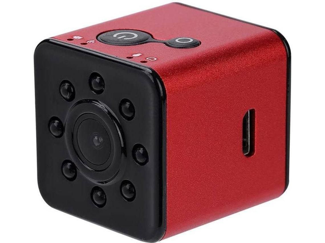 Cámara Wifi De Bolsillo Sq13 Mini Dv 1080P Con Soporte De Visión Nocturna Rojo YIZHOOD