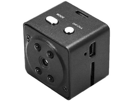 Mini cámara de seguridad inalámbrica Wi-Fi HD 1080P con función de visión nocturna negra YIZHOOD