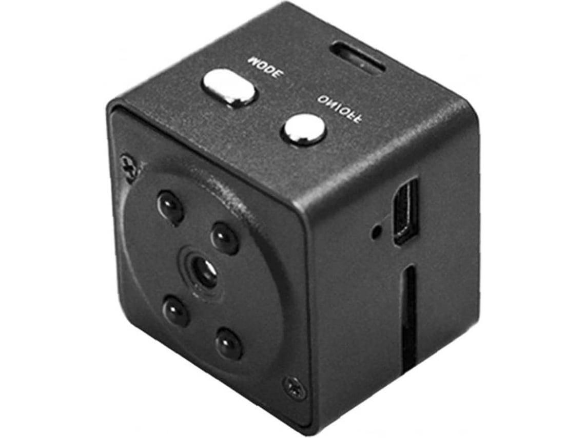 Mini cámara de seguridad inalámbrica Wi-Fi HD 1080P con función de visión nocturna negra YIZHOOD