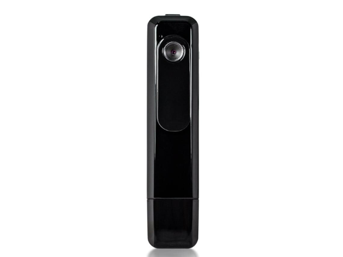 Cámaras ocultas Spy Pen Cámara HD 1080P Clip en el cuerpo de la cámaraNegro YIZHOOD