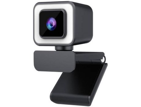 Cámara web HD 1080P 2K con micrófono utilizada para grabar llamadas, juegos, reuniones, cursos en línea, negro YIZHOOD