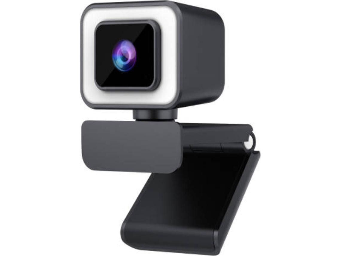 Cámara web HD 1080P 2K con micrófono utilizada para grabar llamadas, juegos, reuniones, cursos en línea, negro YIZHOOD