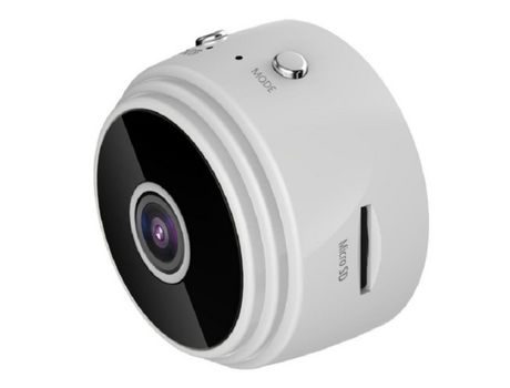 Mini Cámara Espía Wifi Batería de Larga Duración y Función de Detección de Movimientoblanco YIZHOOD