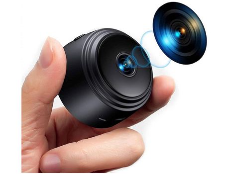 A9 Mini Cámara de Seguridad Inalámbrica Wi-Fi con Visión Nocturna Activación DeportivaNegro YIZHOOD