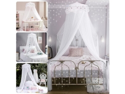 2026-manta Mosquitera Canopy Princesa, Red De Mosquitos Para Cama, Decoración (blanco)