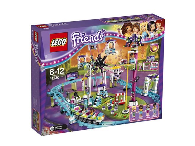 LEGO Friends: Montaña rusa del parque de atracciones 41130 (Edad Mínima: 8 - 1124 Piezas)