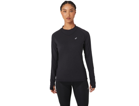 Camiseta ASICS Poliéster Mujer (M - Negro)