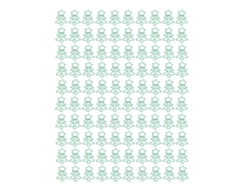 100 Clip De Papel Estilo Árbol De Navidad Anti Resbalón Lindos Para Hogar Escuela Oficina