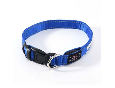 Lámpara de collar de perro emisor de luz ajustable impermeable recargable por USB Lámpara de collar de perro emisor de luz
