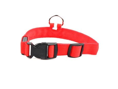 Collar de perro LED, collar de perro emisor de luz recargable por USB, collar ajustable para mascotas de TPU,