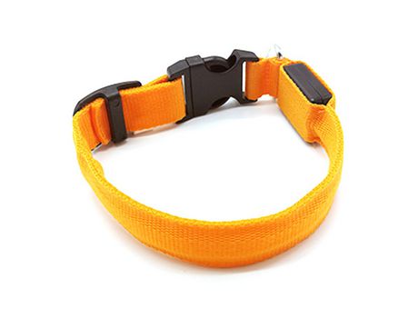 Collar de perro LED recargable por USB - Collar de perro con luz ajustable