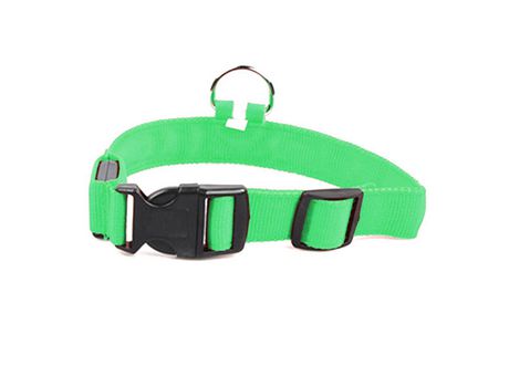 Collar de perro LED, collar de perro emisor de luz recargable por USB, collar ajustable para mascotas de TPU,