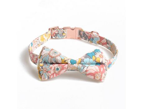 Corbata para perro Collar para perro, accesorio de pajarita desmontable, adecuado para perros pequeños y medianos