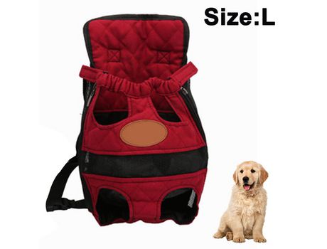 ELKUAIE Transportín para mascotas, transportador frontal ajustable para mascotas, bolsa de viaje para perros y gatos, con las piernas hacia afuera