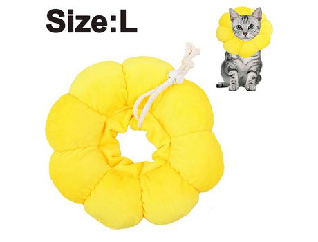 ELKUAIE Collar de cono para perro, collar electrónico para mascotas, collares isabelinos, cono de recuperación para mascotas para gatos y perros pe...