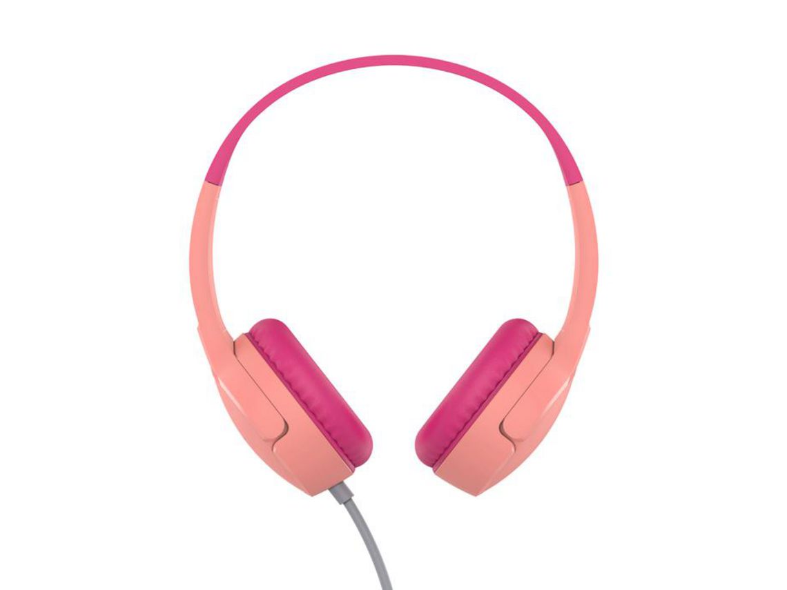 BELKIN SoundForm Mini Auriculares Alámbrico Diadema Llamadas/Música/Deporte/Uso diario Rosa