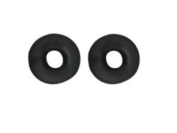 1 par de almofadas de ouvido de couro de proteína PU para Logitech H600/H390 Negro